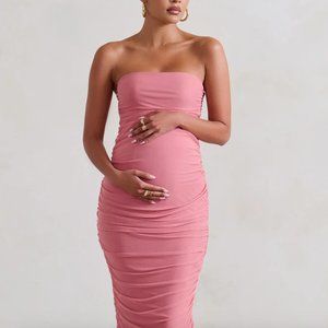 My Lady Maternity Blush Pink Maxi Dress